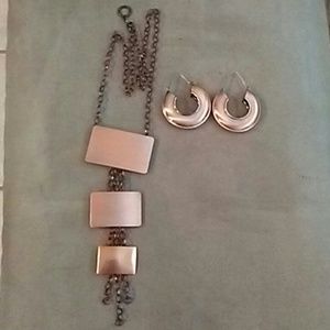 Copper Necklace/Earring Set